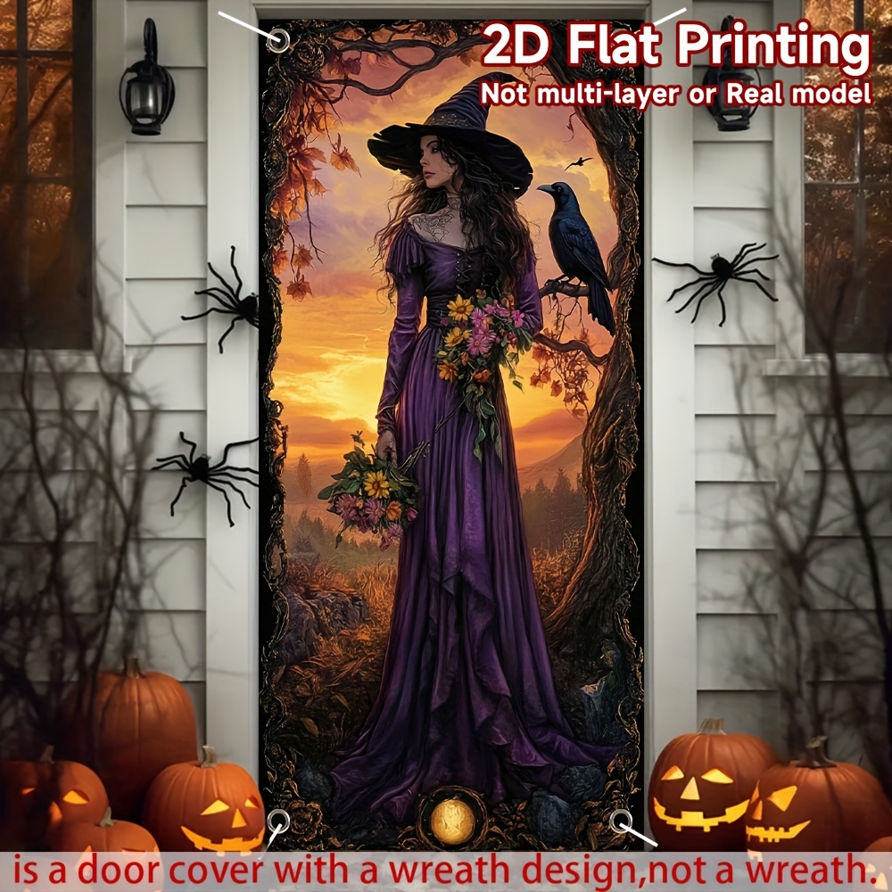 Interior Design Years Of School - One 2D flat-printed elegant witch and