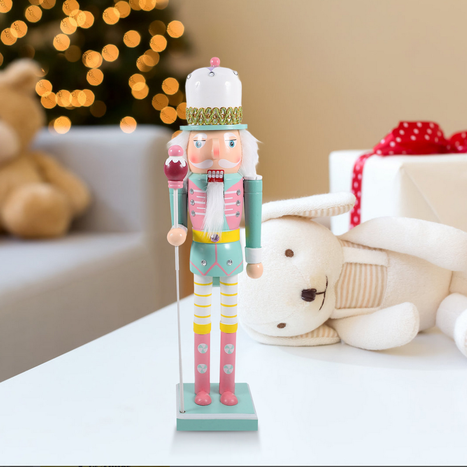 Interior Design Style - Wooden Nutcracker Ornament Christmas Decor Soldier