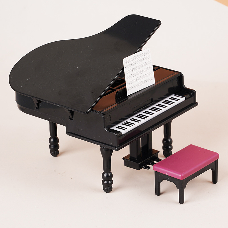 1:12 Dollhouse Miniature Piano - Interior Design Living Room 评论和价格