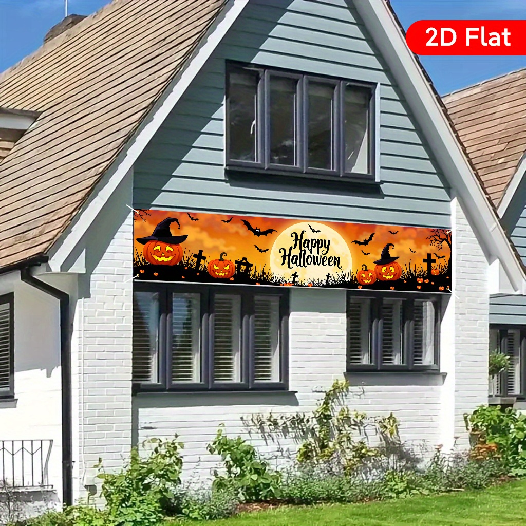 1-Piece Halloween Garden Banne - Interior Design Years Of School 评论和价格