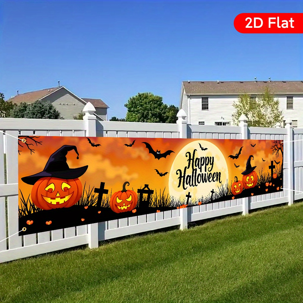 1-Piece Halloween Garden Banne - Interior Design Years Of School 评论和价格