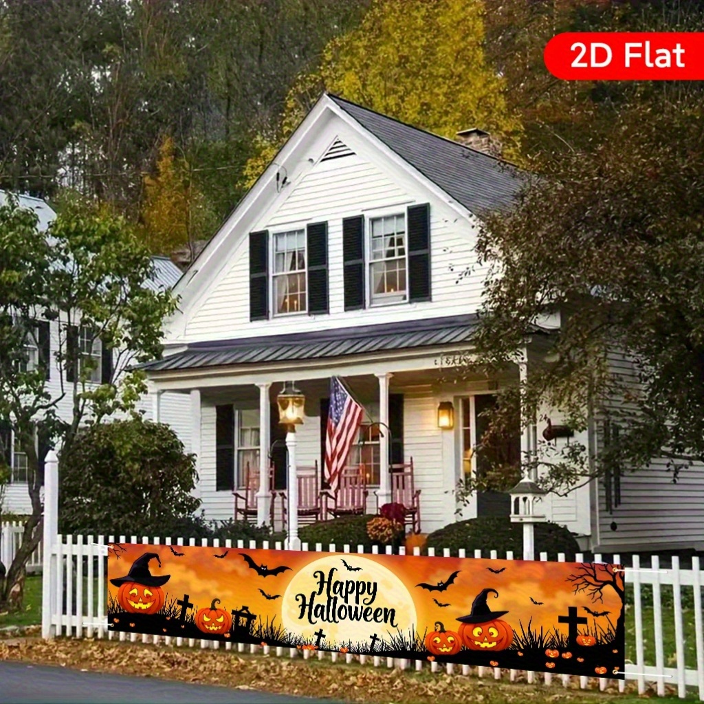 1-Piece Halloween Garden Banne - Interior Design Years Of School 评论和价格