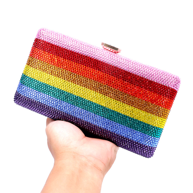 Rainbow Hand Carry Evening Din - Interior Design Ai 评论和价格
