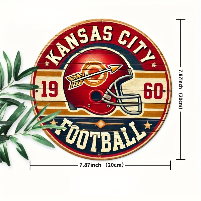 1pc Kansas City football-theme - Interior Design Years Of School 评论和价格
