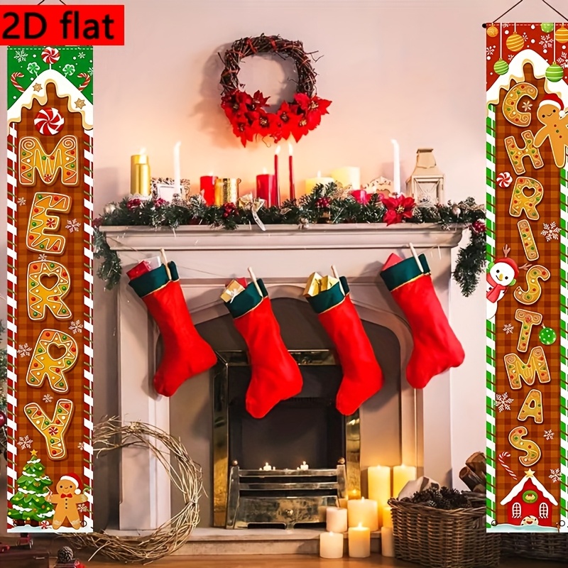 2-Pack 2D flat Christmas ginge - Interior Design Years Of School 评论和价格
