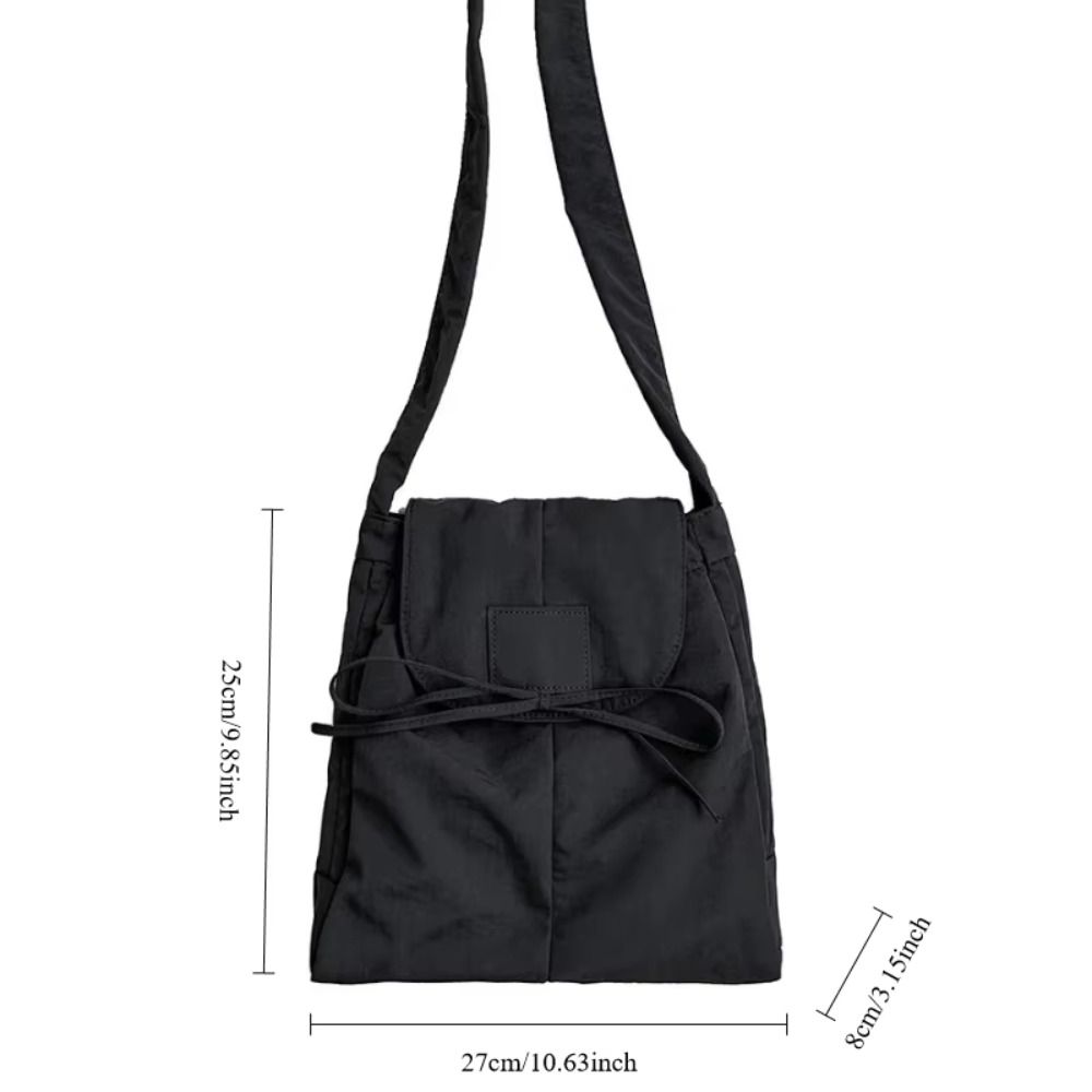 Korean Style Flap Nylon Bow Cr - Interior Design Korean Style 评论和价格