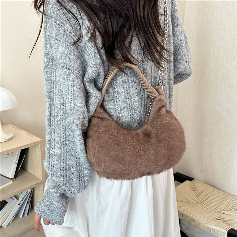 Winter New Faux Fur Handbag Ni - Interior Design Style 评论和价格