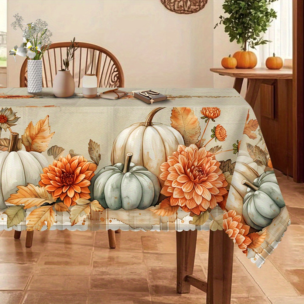 Autumn Joy Tablecloth, Retro P - Interior Design Years Of School 评论和价格