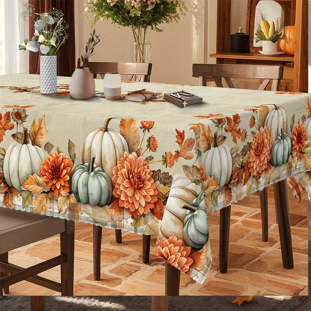 Autumn Joy Tablecloth, Retro P - Interior Design Years Of School 评论和价格