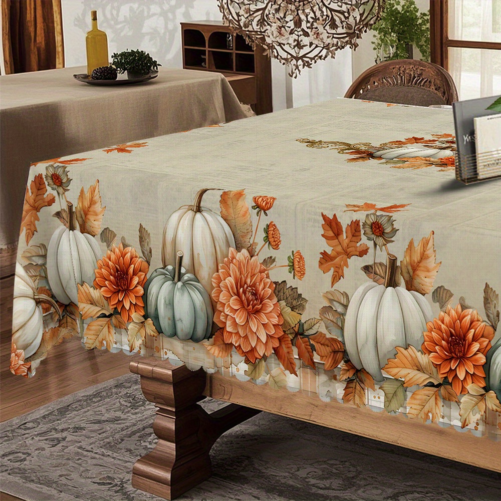 Autumn Joy Tablecloth, Retro P - Interior Design Years Of School 评论和价格