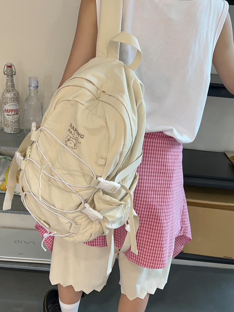 Niche design backpack women Ja - Interior Design Korean Style 评论和价格