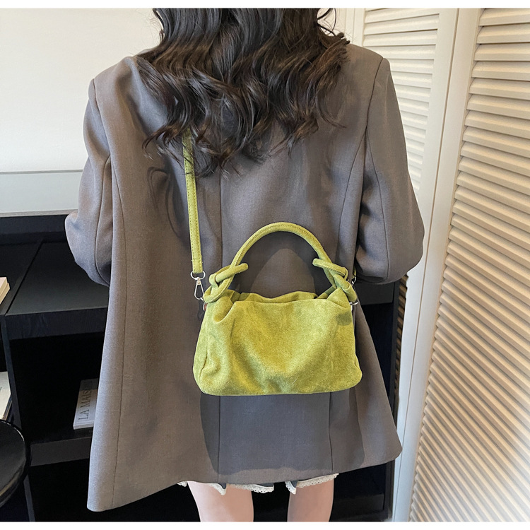 Ruched Cloud Bag Women Knot Ha - Interior Design Korean Style 评论和价格