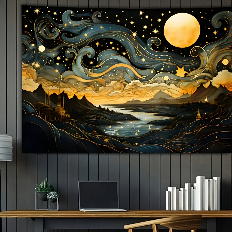Star‑and‑Moonlit‑Mountain Tape - Interior Design Years Of School 评论和价格