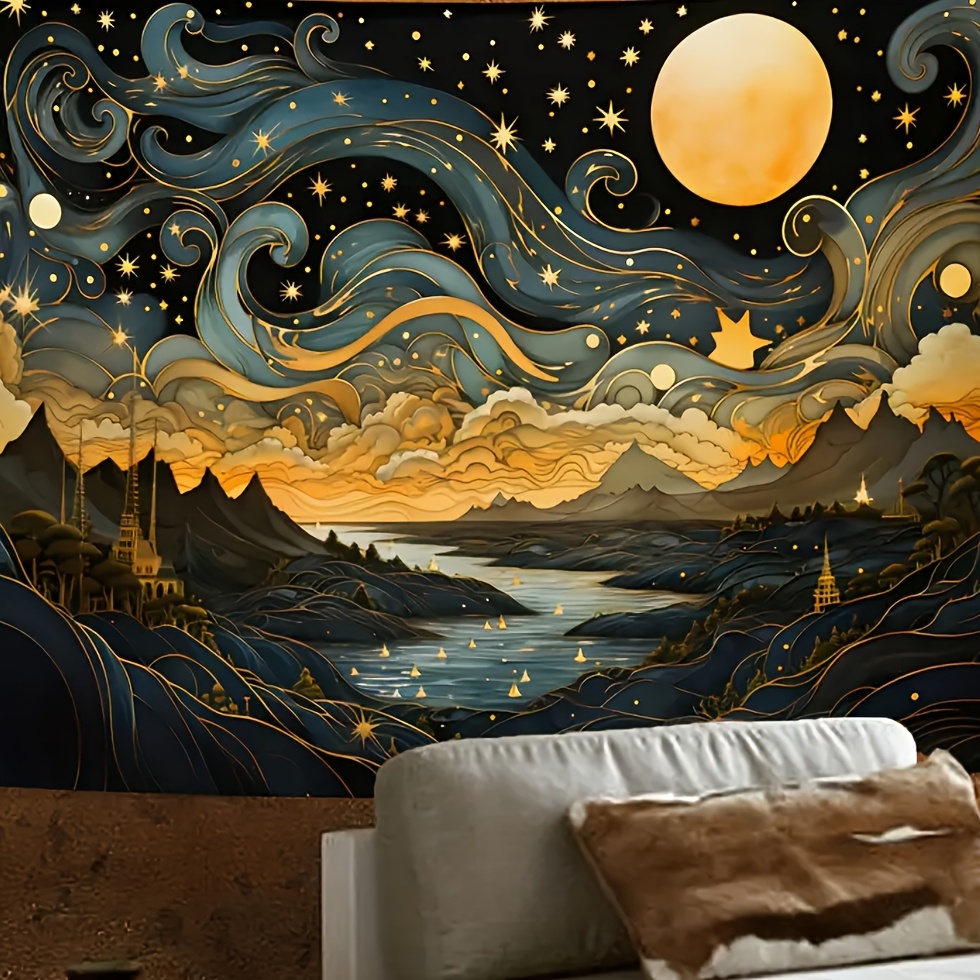 Star‑and‑Moonlit‑Mountain Tape - Interior Design Years Of School 评论和价格