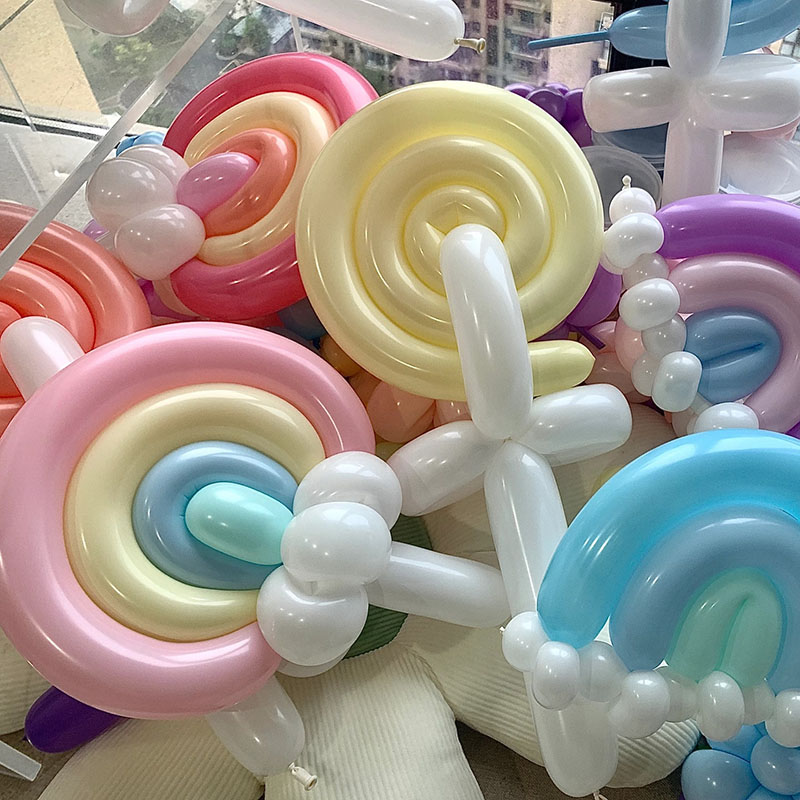 Macaron Long Balloon 1.8g Vers - Interior Design Years Of School 评论和价格